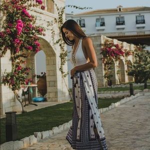 Forever XX1 Flowy Tassel Beach Pants